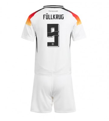 Germany Niclas Fullkrug #9 Replica Home Stadium Kit for Kids Euro 2024 Short Sleeve (+ pants)